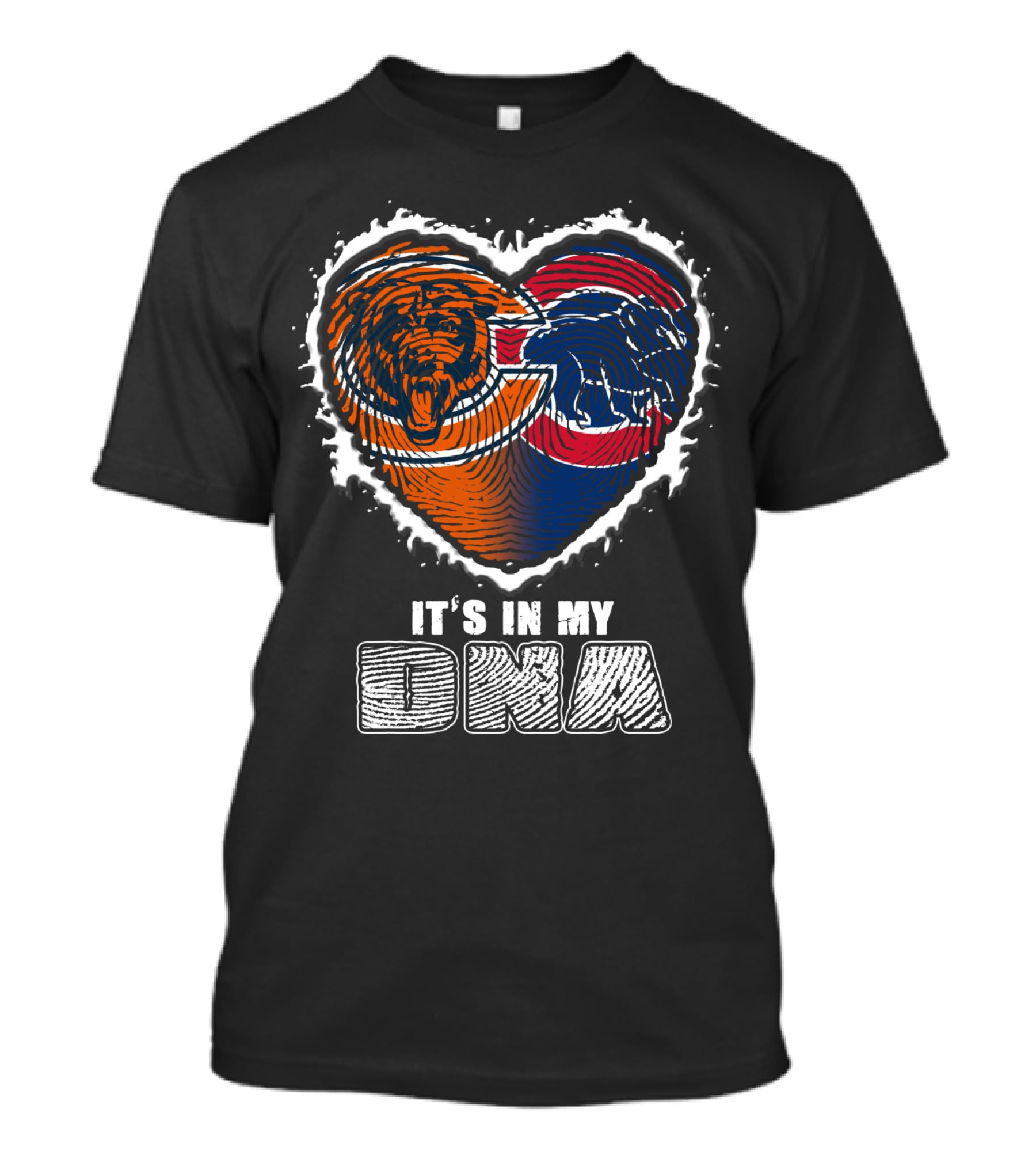 It's In My Dna Bears Cubs Heart T-Shirt