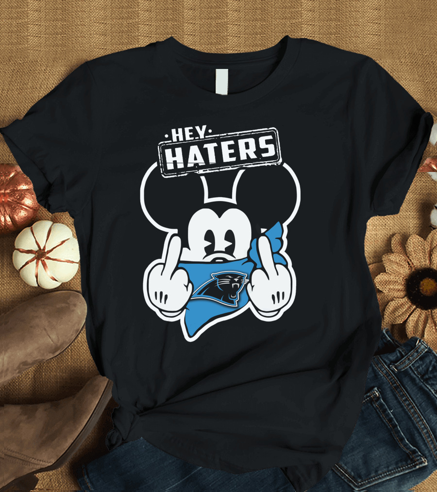 HEY HATERS MICK CAROLINA PANTHERS T-Shirt