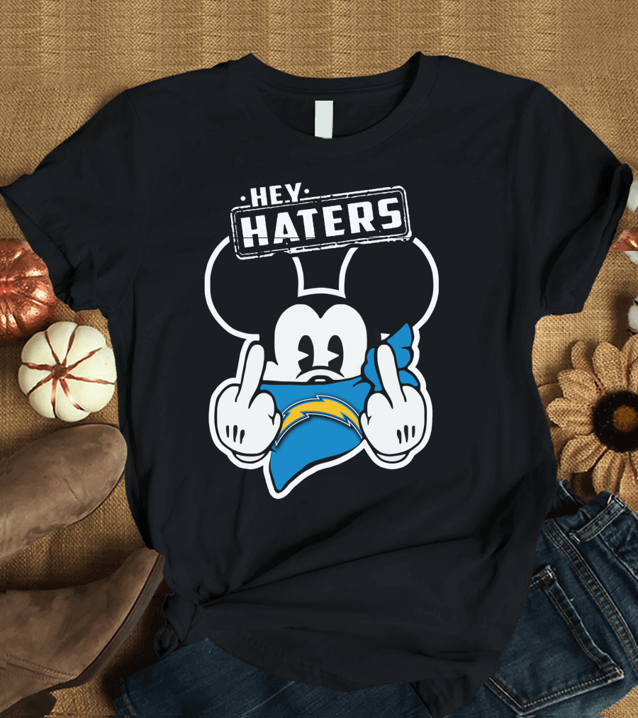 Hey Haters Mick Los Angeles Chargers T-Shirt