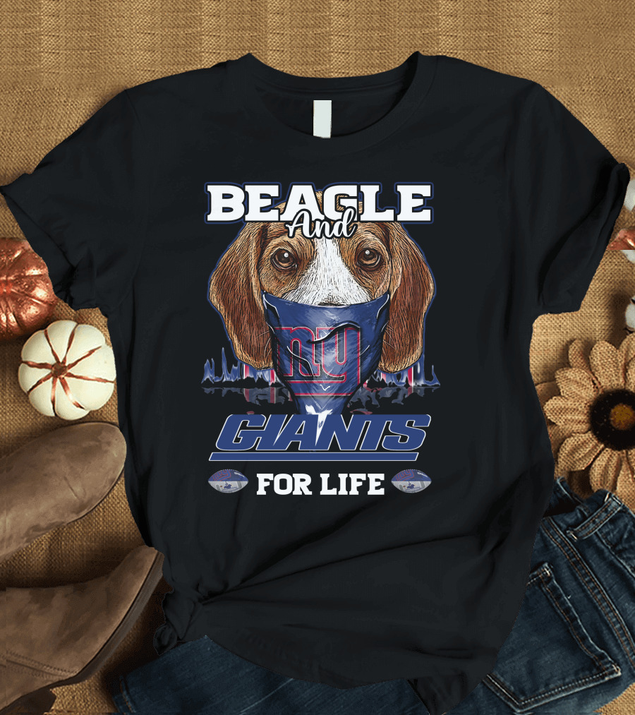 Beagle and Giants for Life T-Shirt