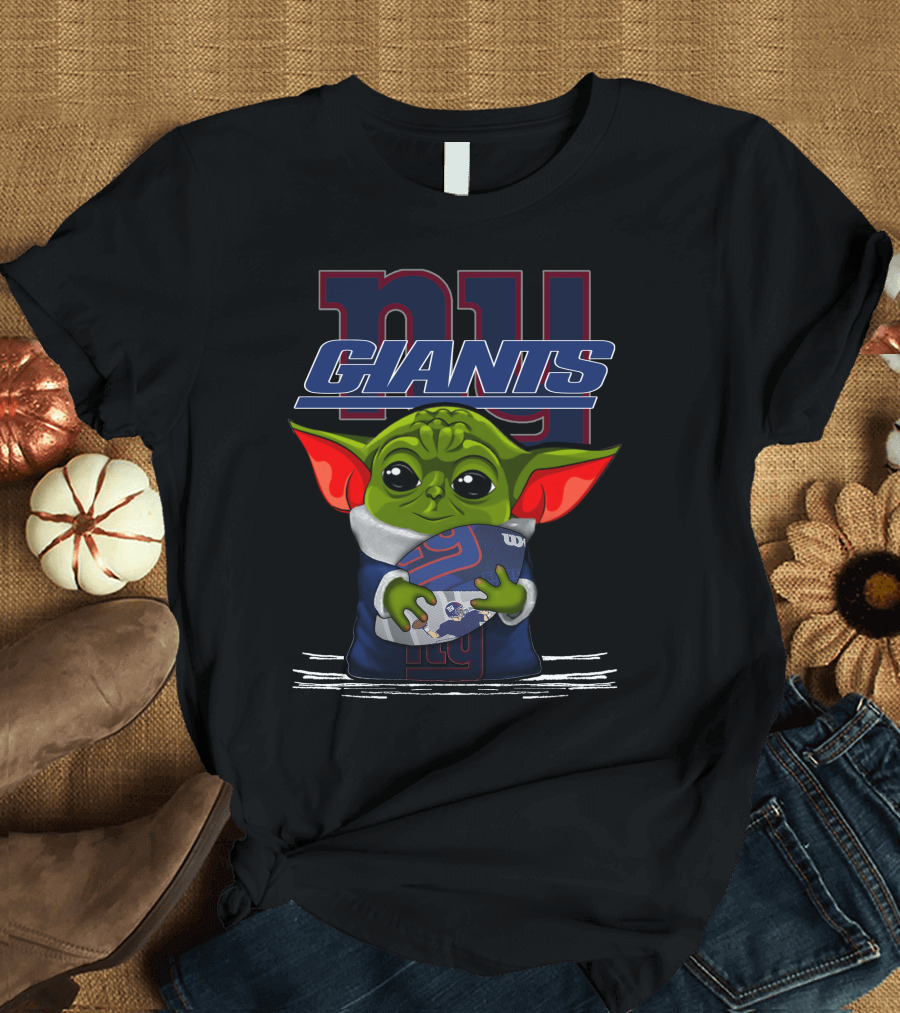 Yoda V3 New York Giants Football Character T-Shirt