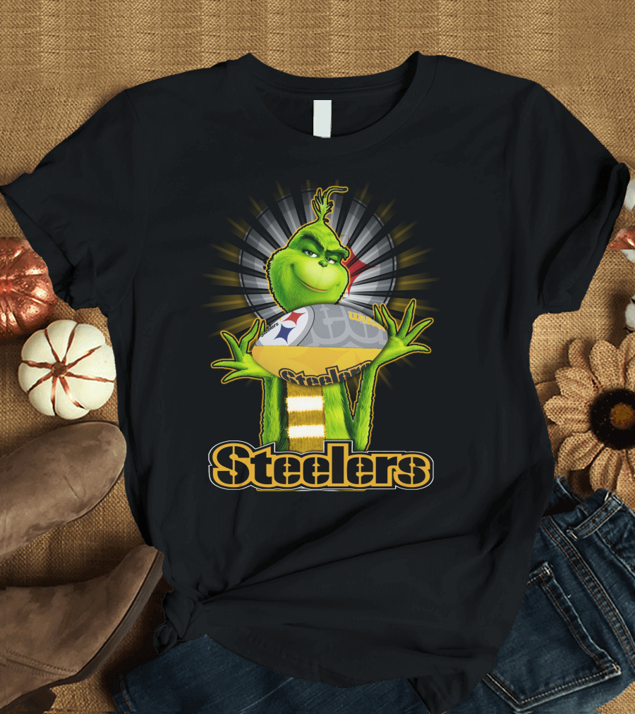 Grinch Steelers Football Fan T-Shirt