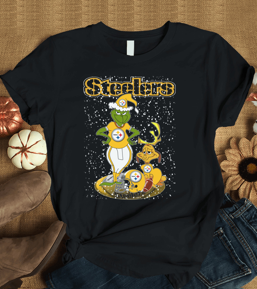 Steelers Grinchxmas Christmas Football T-Shirt