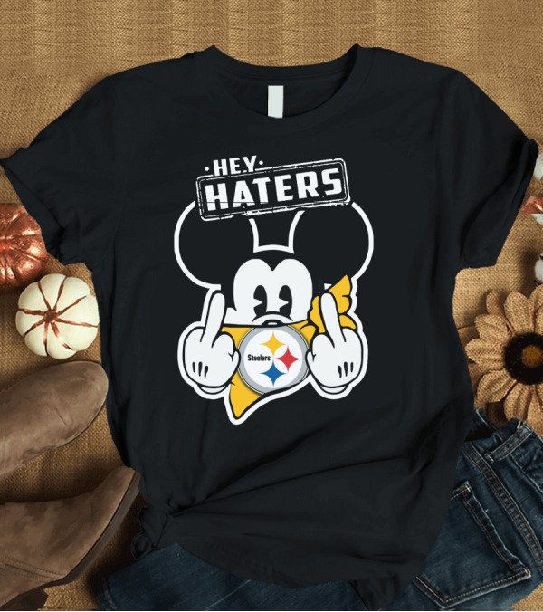 T-Shirt: Hey Haters Mick V2 Pittsburgh Steelers T-Shirt Hey Haters Mick V2 Pittsburgh Steelers T-Shirt