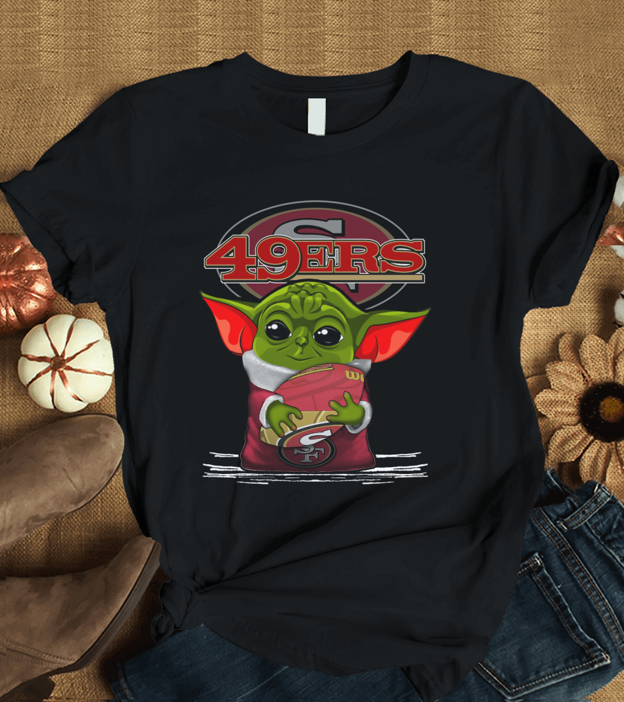 Yoda V3 Baby Alien Football San Francisco 49ers T-Shirt