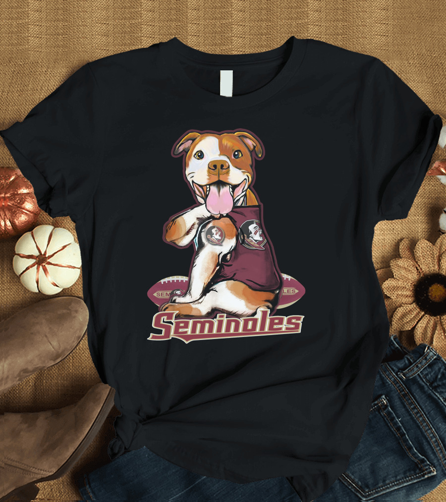 Pittbull Seminoles Football Florida State T-Shirt