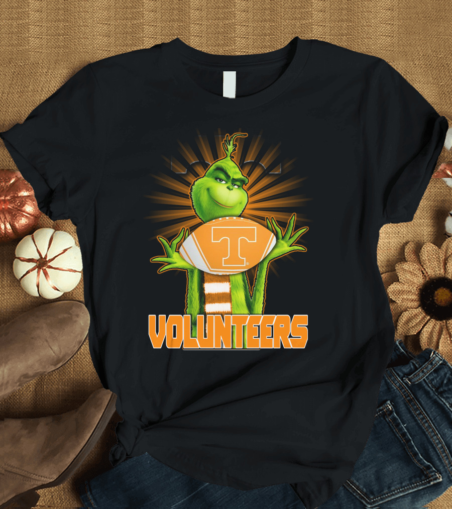 Grinch Volunteers Tennessee Football T T-Shirt