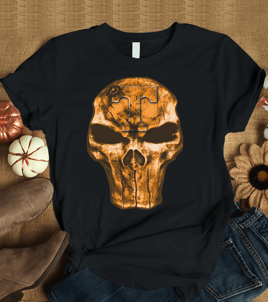 Skull Tennessee Volunteers T T-Shirt