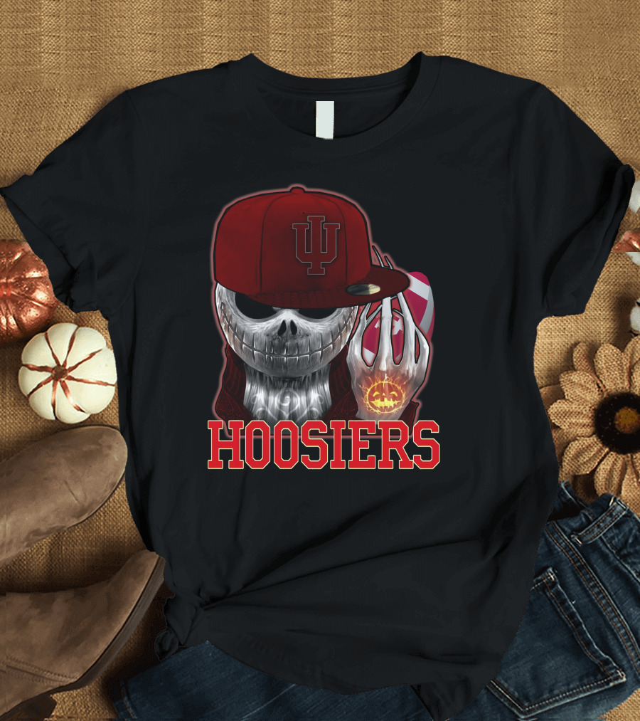 Jackskull Hoosiers Indiana University T-Shirt