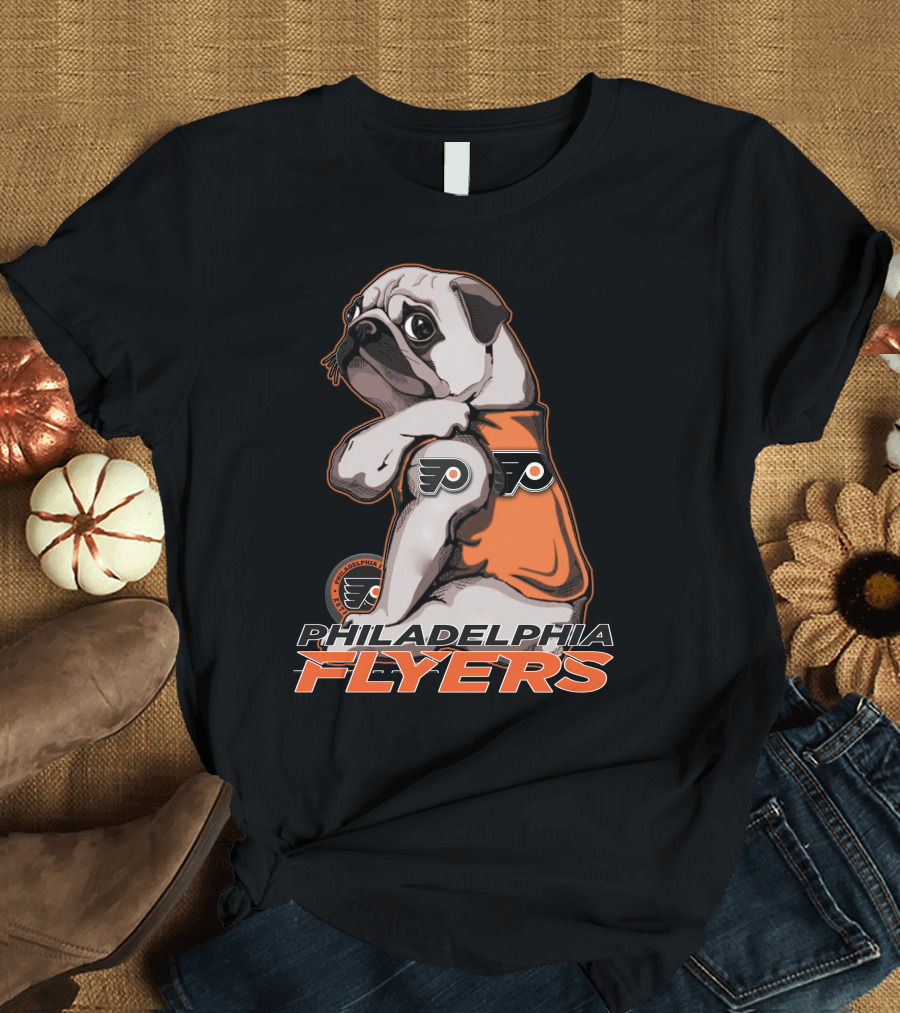 Philadelphia Flyers Pug Mascot T-Shirt
