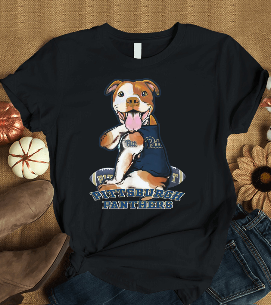 Pittbull Pitt Pittsburgh Panthers Football T-Shirt