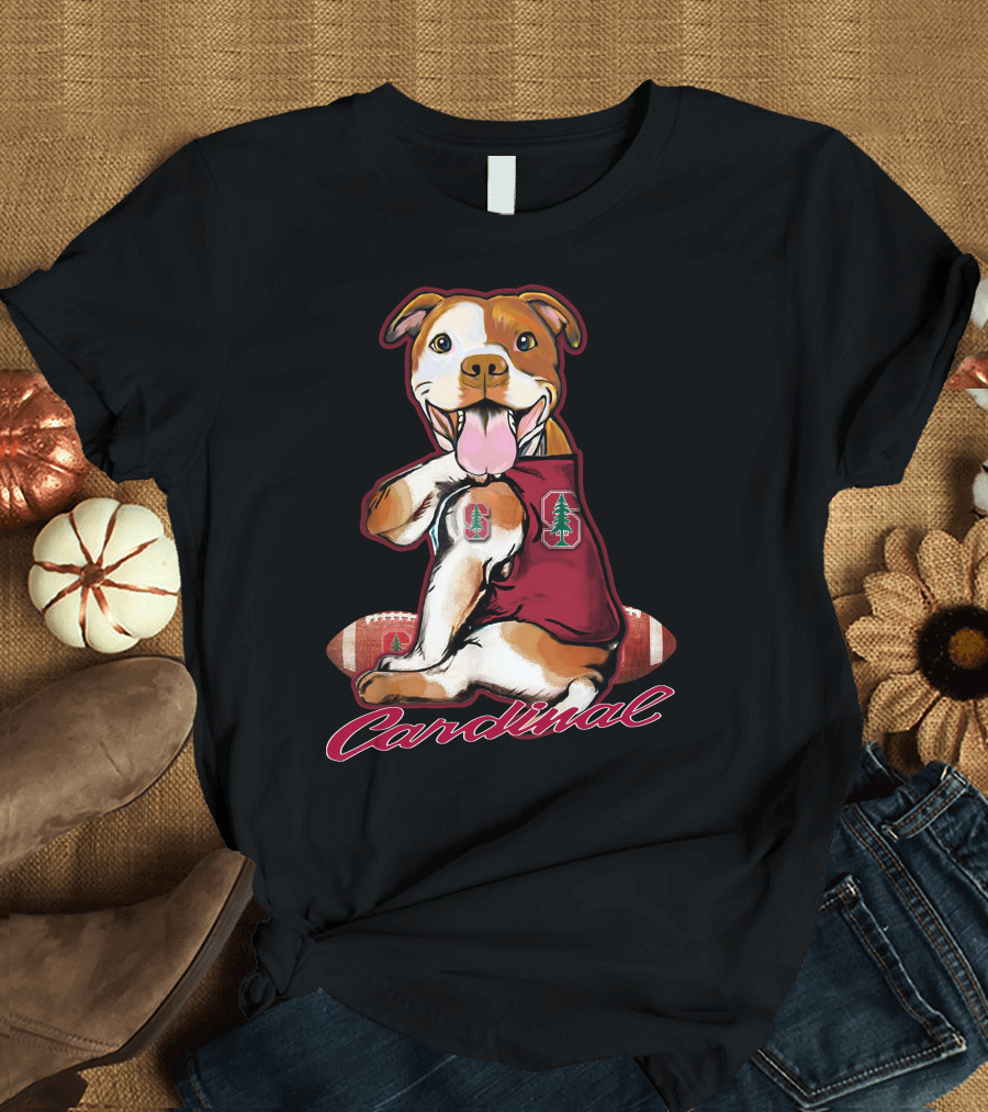 Pitbull Cardinal Stanford Football T-Shirt