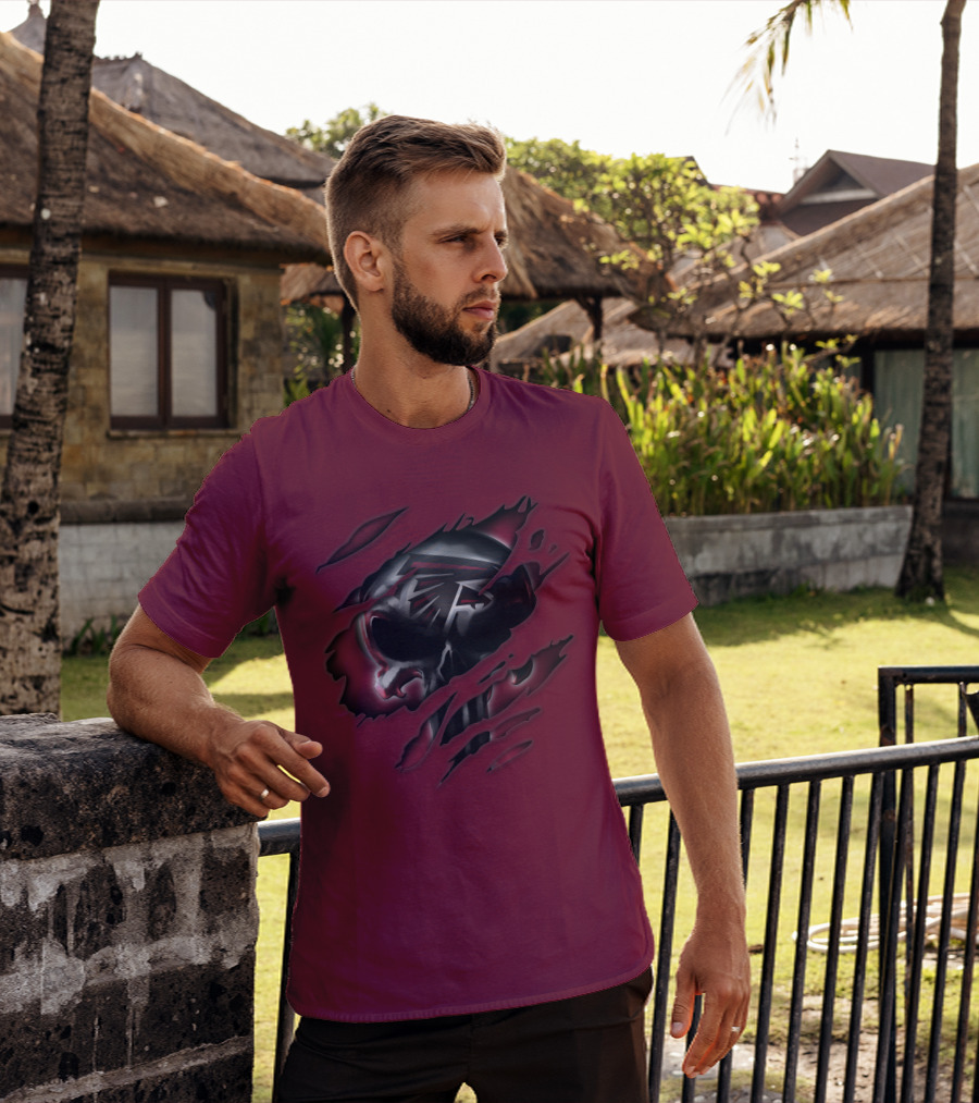 Atlanta Falcons Skull T-Shirt