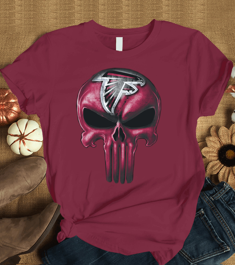 Atlanta Falcons Skull T-Shirt