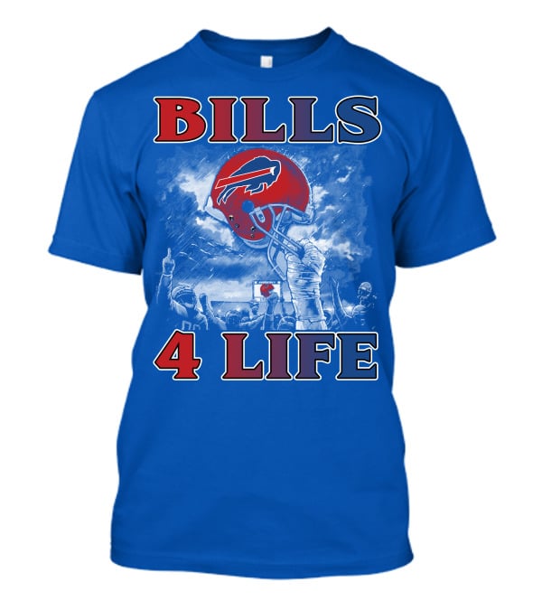 Bills 4 Life Buffalo Bills Helmet Celebration T-Shirt