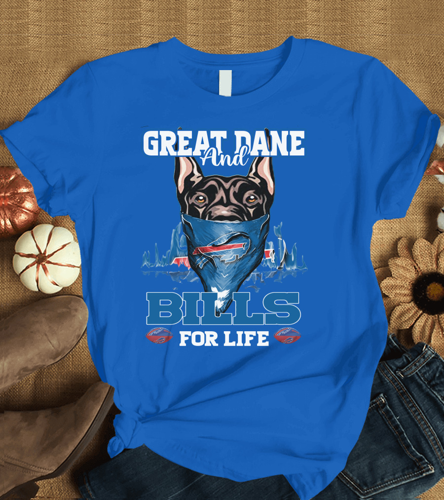 Great Dane and Bills for Life Buffalo Bills T-Shirt