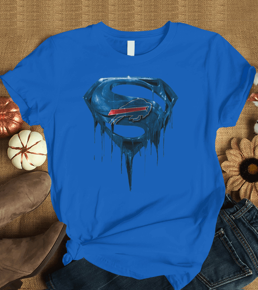 Superman Buffalo Bills Logo Fusion T-Shirt