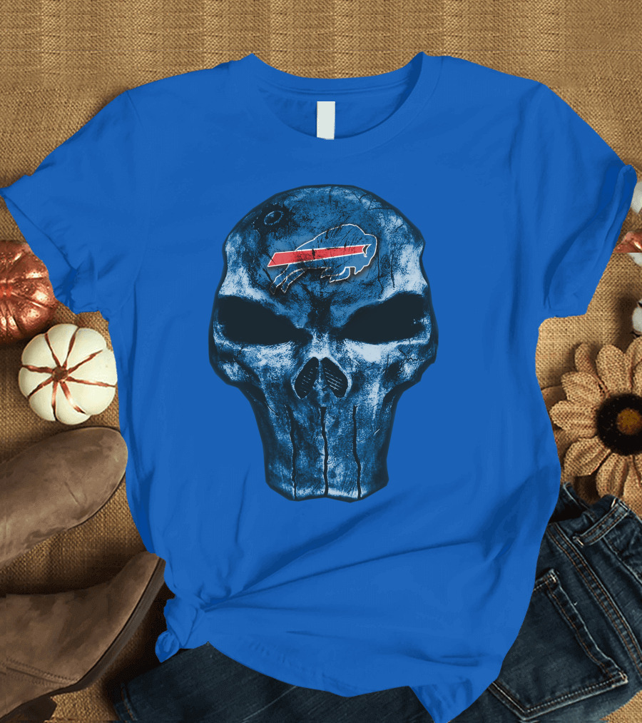 Buffalo Bills Skull Fan T-Shirt