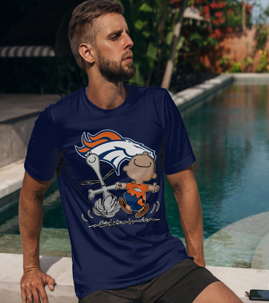 Denver Broncos Dancing Characters T-Shirt