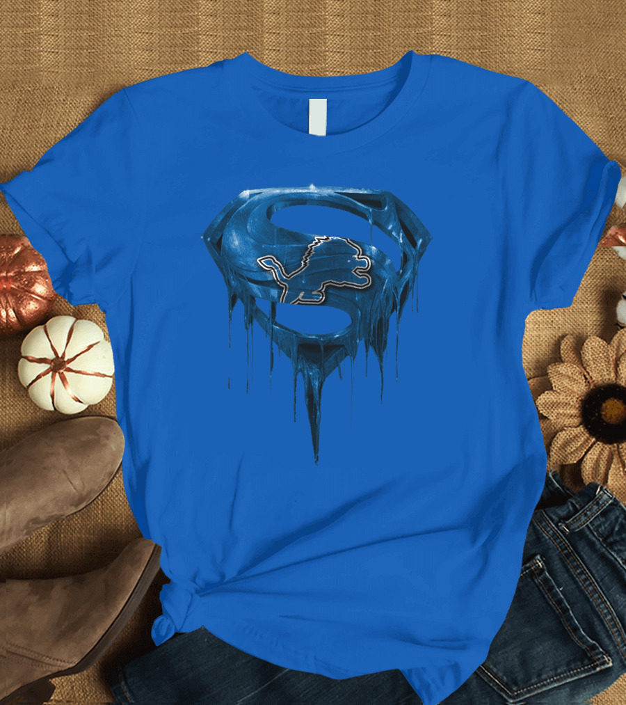 Detroit Lions Superman Symbol Spm T-Shirt