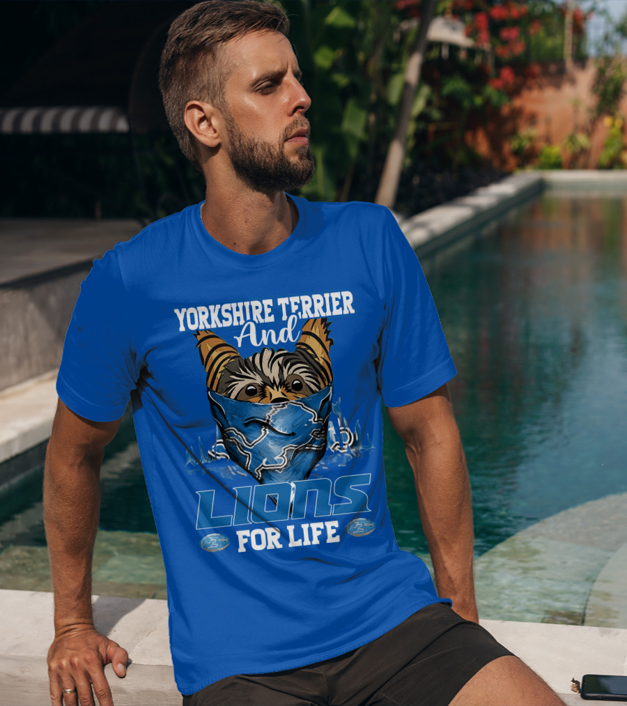 Yorkshire Terrier And Lions For Life T-Shirt