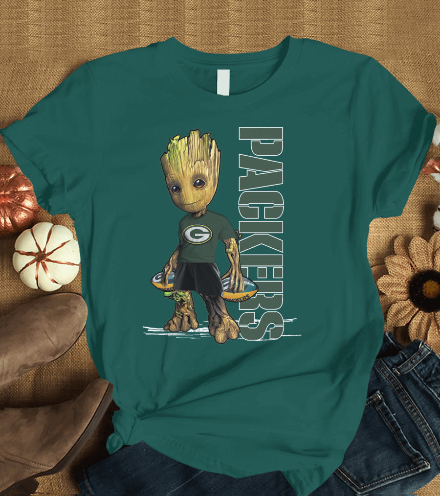 Groot Green Bay Packers Football Fan T-Shirt
