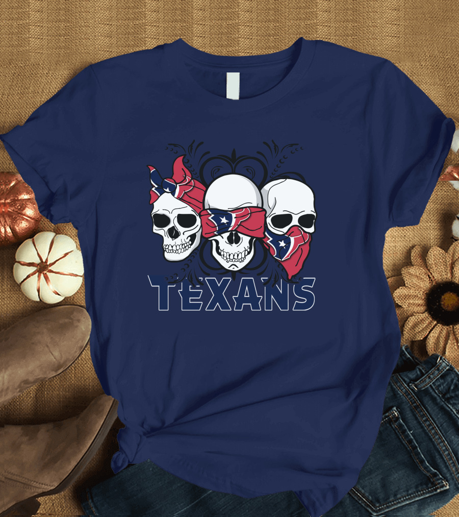 Texans Skull Trio Bandana T-Shirt