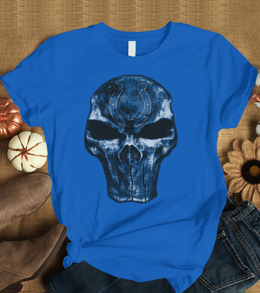 Skull Indianapolis Colts T-Shirt