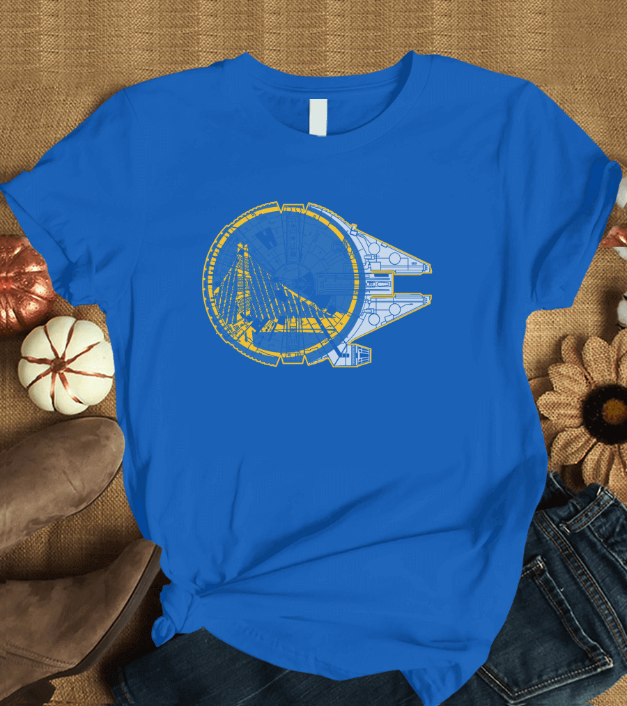 Golden State Warriors Millennium Falcon T-Shirt