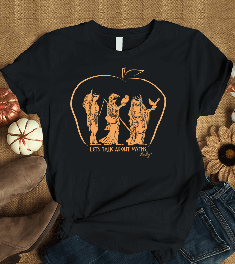 Let's Talk About Myths Baby Judgement of Paris Greek Mythology Apple T-Shirt