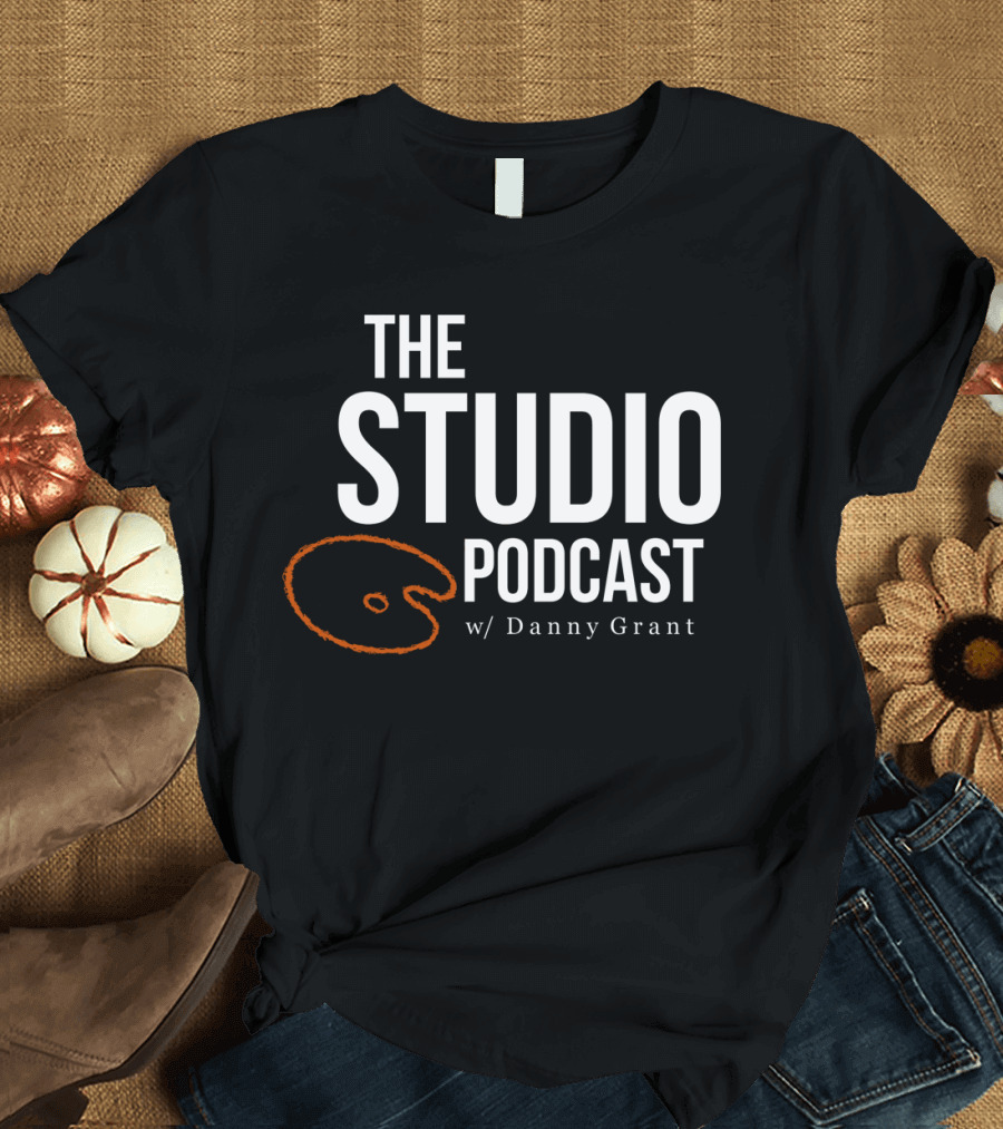 The Studio Podcast w/ Danny Grant Palette Logo White T-Shirt