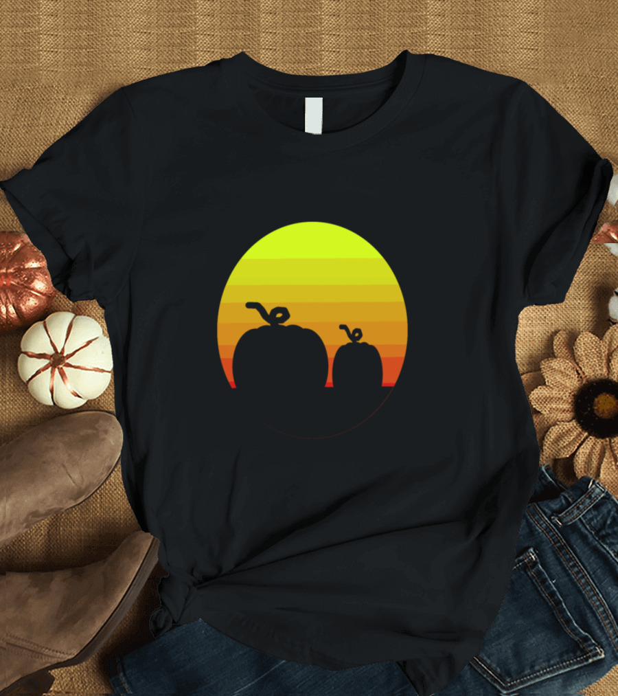 Pumpkin in the Sun Sunset T-Shirt