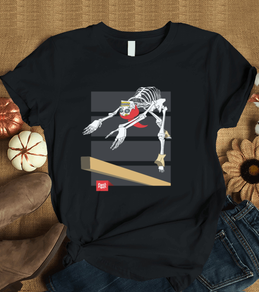 Full Full Skeleton Balance Beam Gymnastics T-Shirt