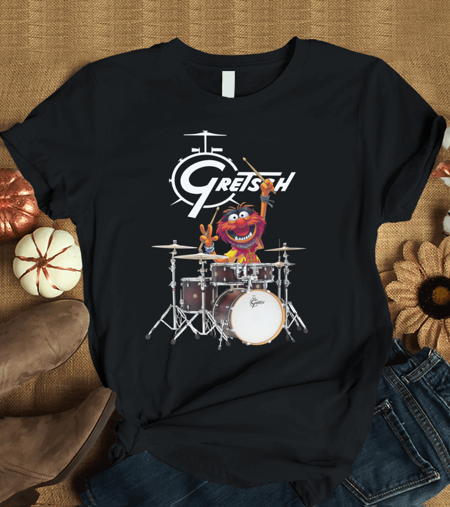 The Muppet Show Animal with Gretsch Drums T-Shirt