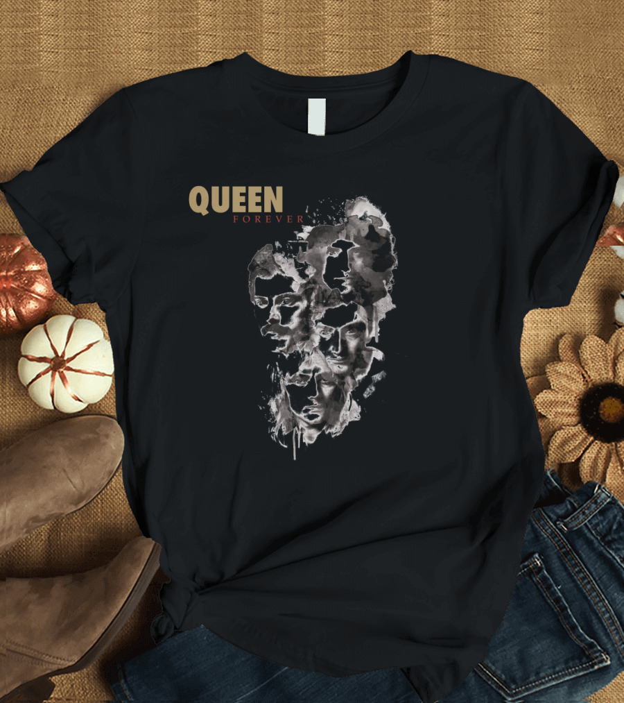 Queen Forever Band Faces Montage T-Shirt