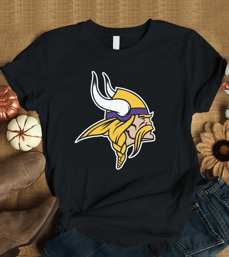 Minnesota Vikings Viking Head T-Shirt