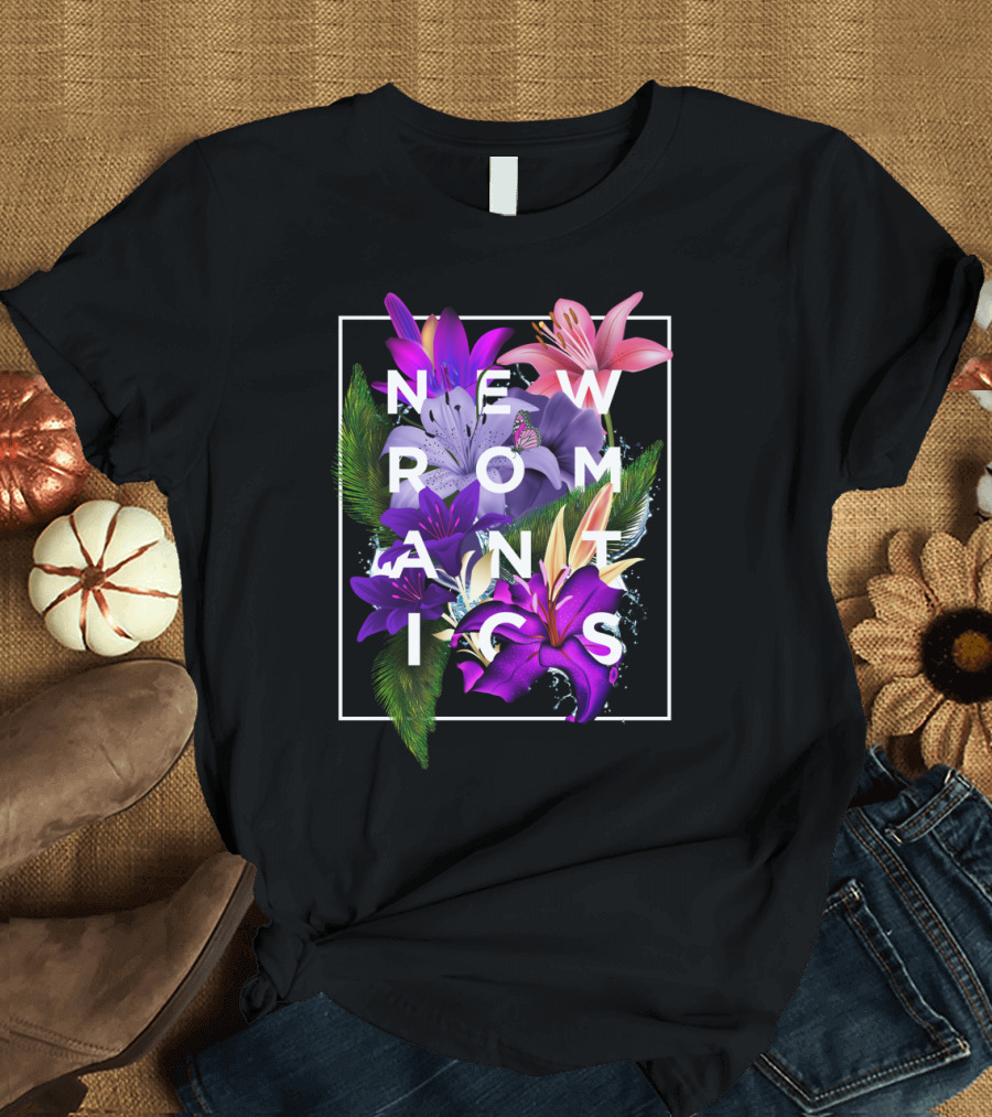 New Romantics Floral Arrangement with Lilies and Vibrant Blooms T-Shirt