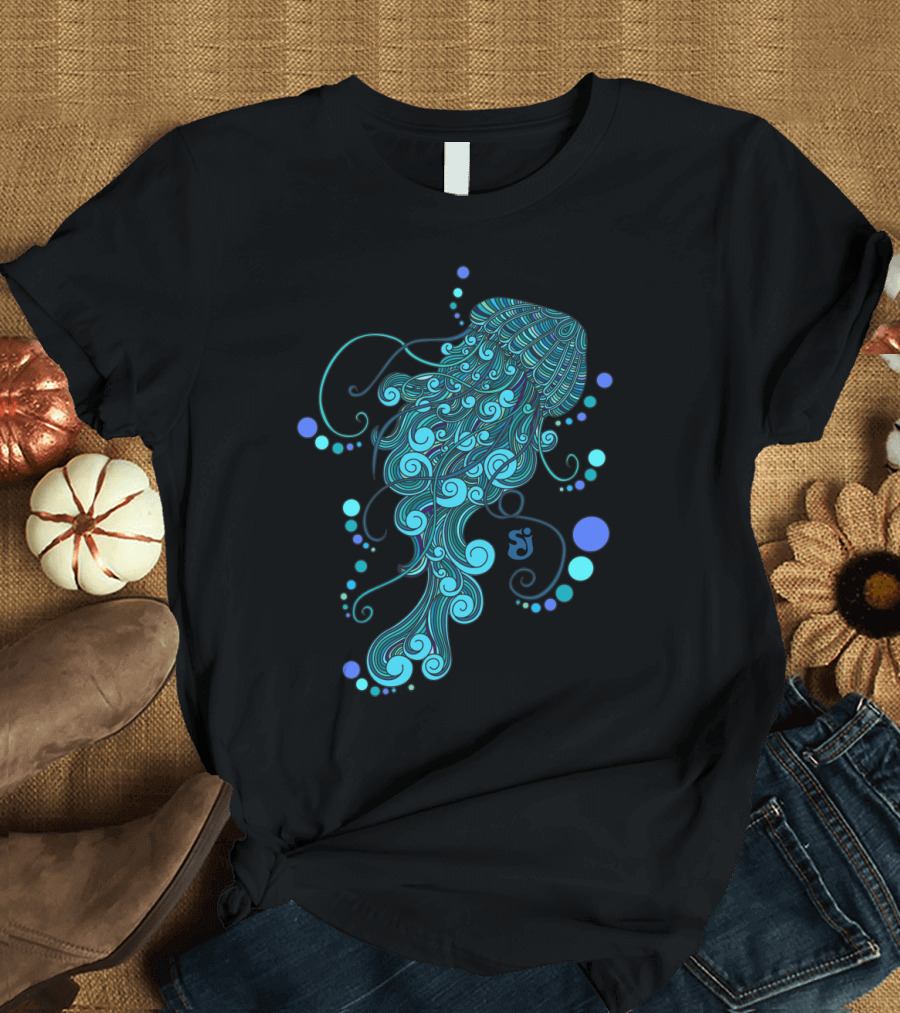 String Cheese Incident SCI Jellyfish Swirl T-Shirt