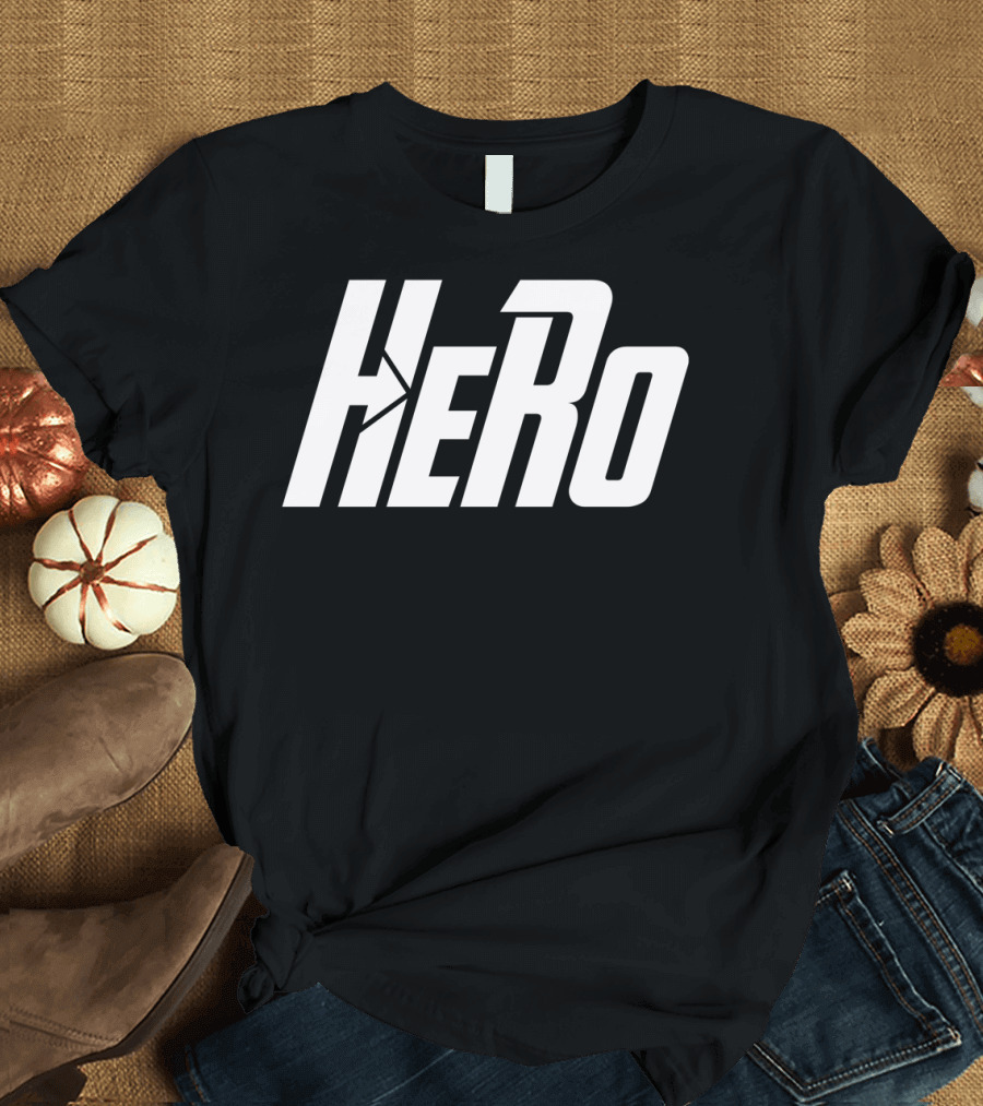 HeRo Text with Lightning Bolt T-Shirt