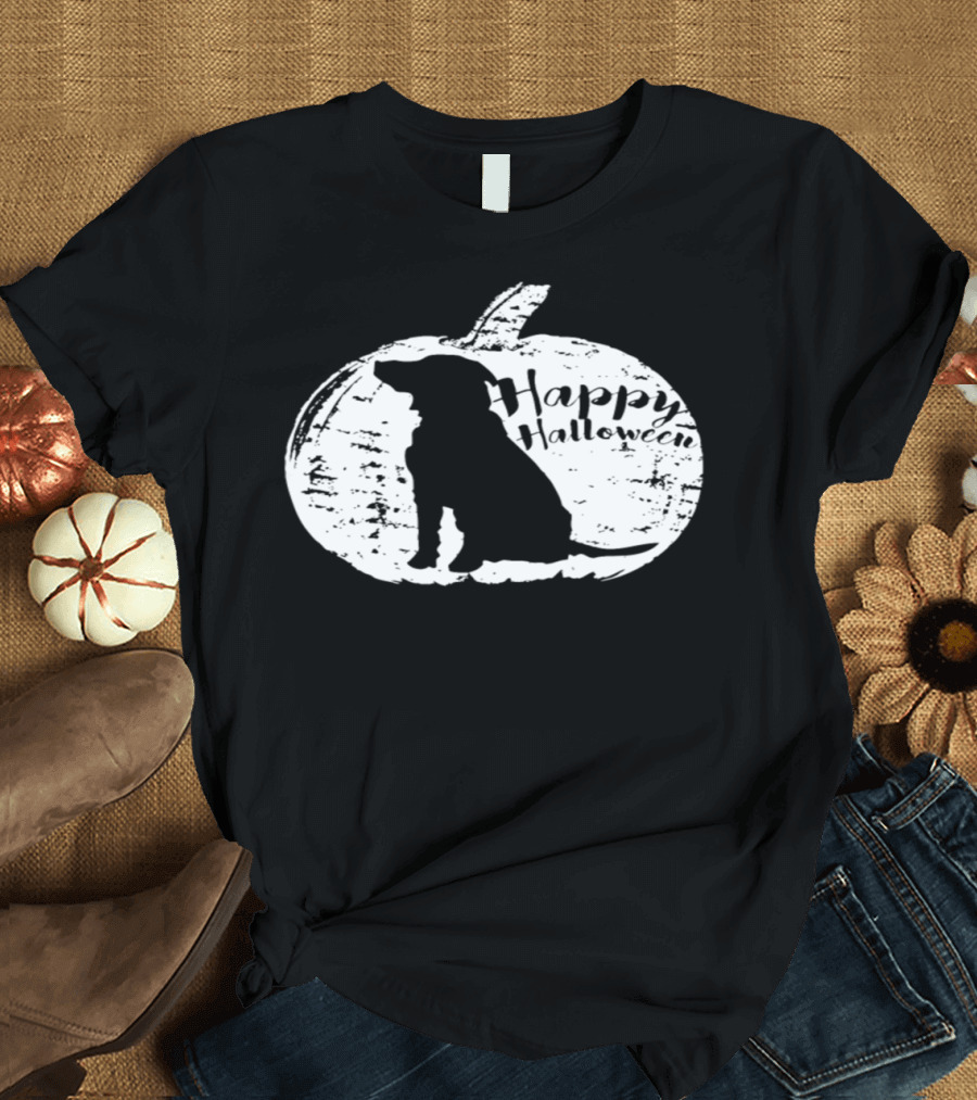 Happy Halloween Lab Pumpkin T-Shirt