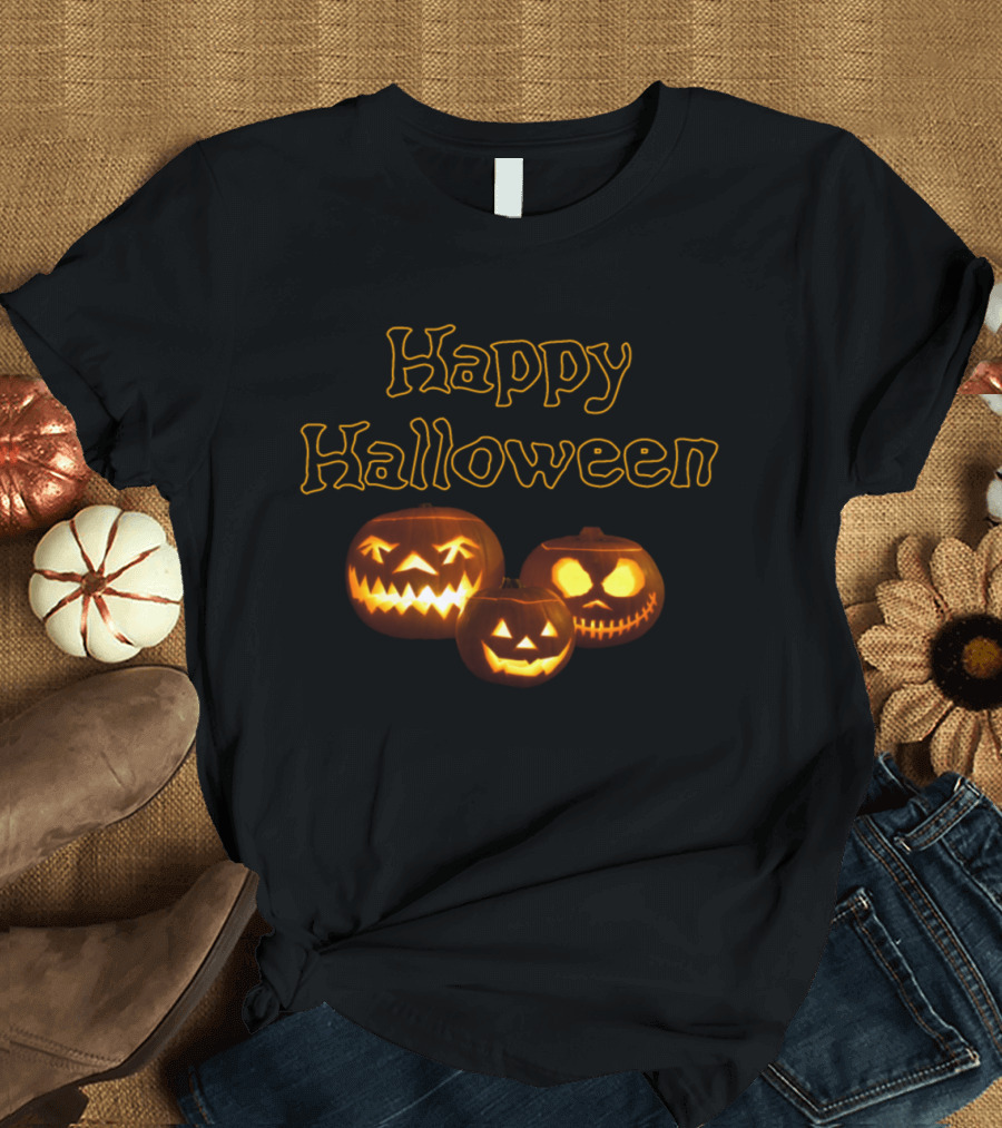 Happy Halloween Pumpkin Friends T-Shirt