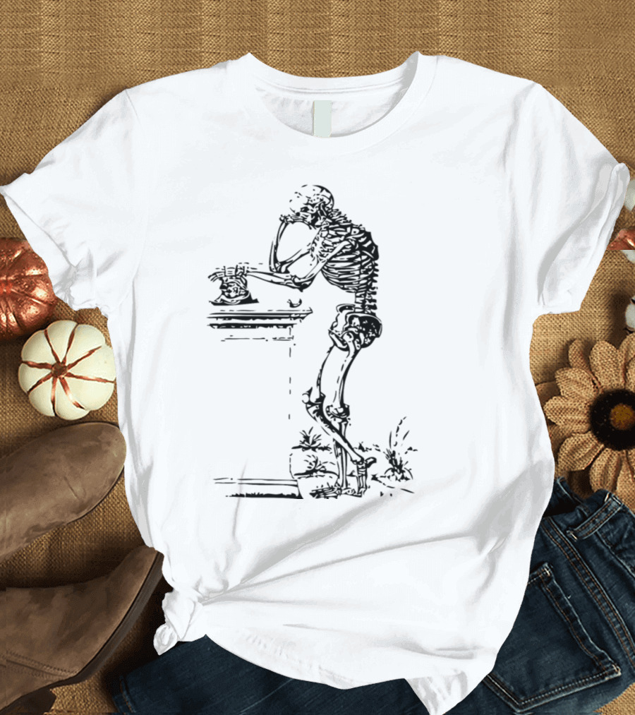 Cool Man Skeleton Bartender T-Shirt