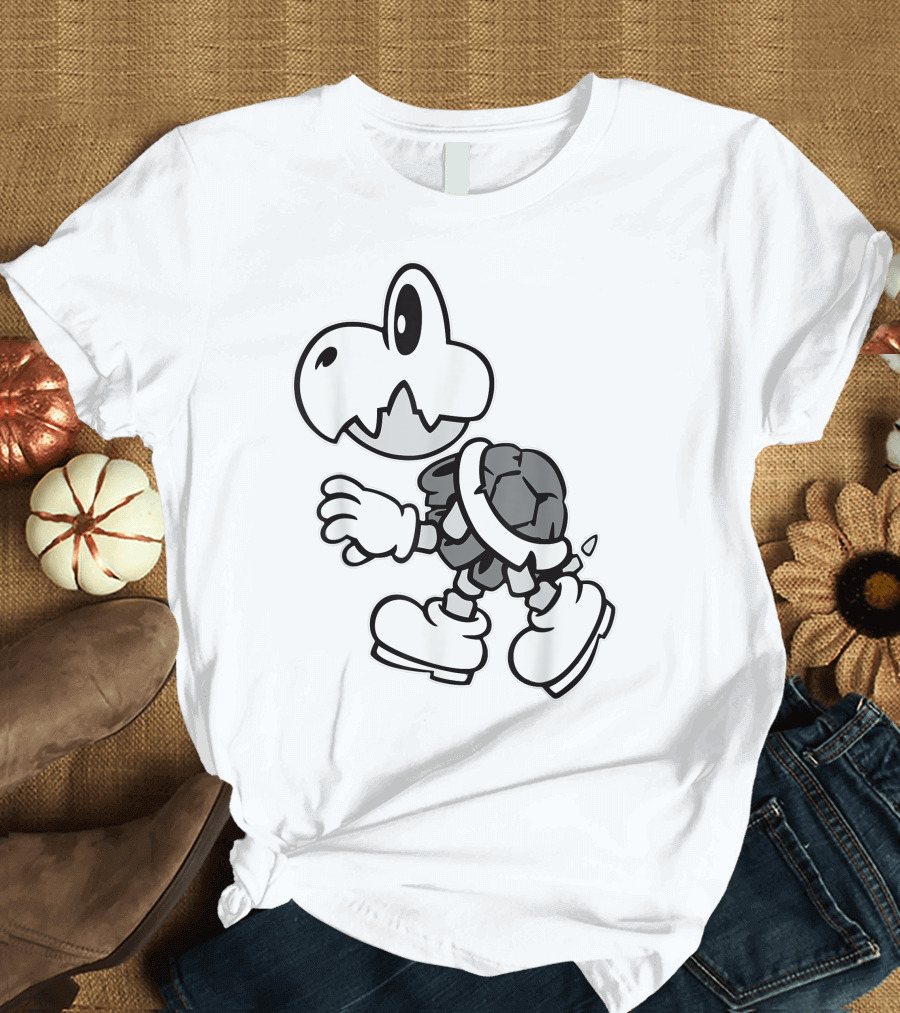 Super Mario Dry Bones Iconic Skeleton Character T-Shirt