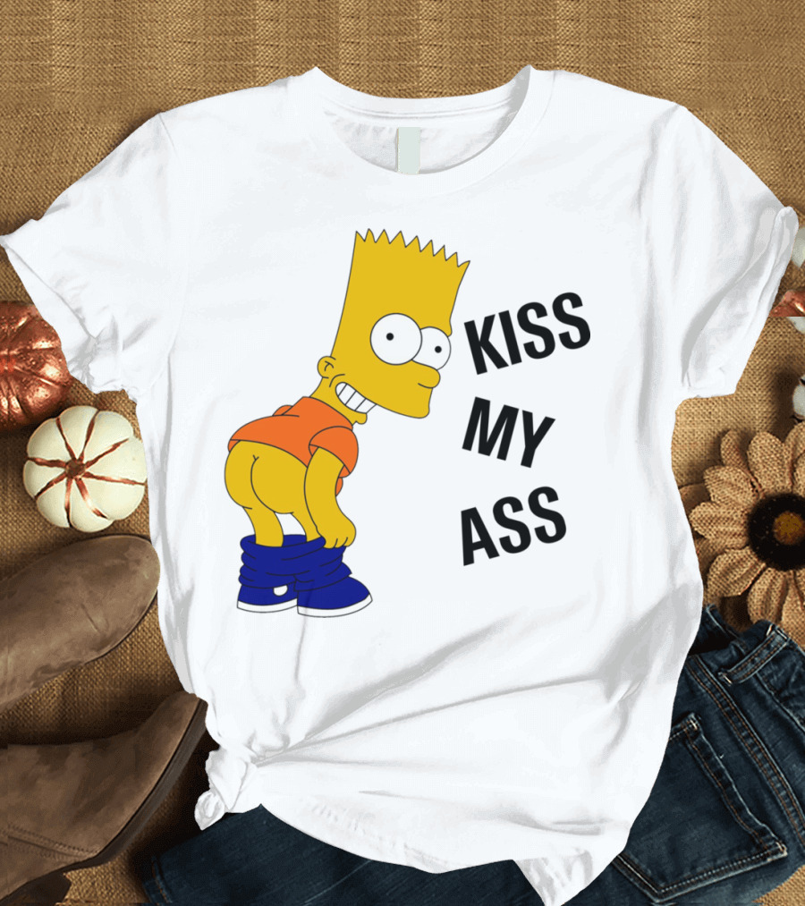 Bart Simpson Kiss My Ass T-Shirt