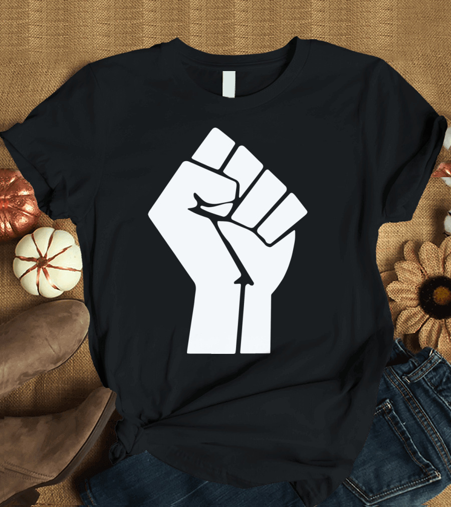 Black Power Raised Fist Papa T-Shirt