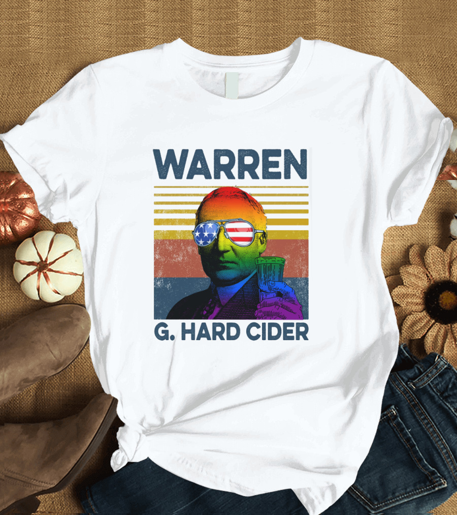 Warren G. Hard Cider Patriotic Sunglasses and Colorful Portrait T-Shirt