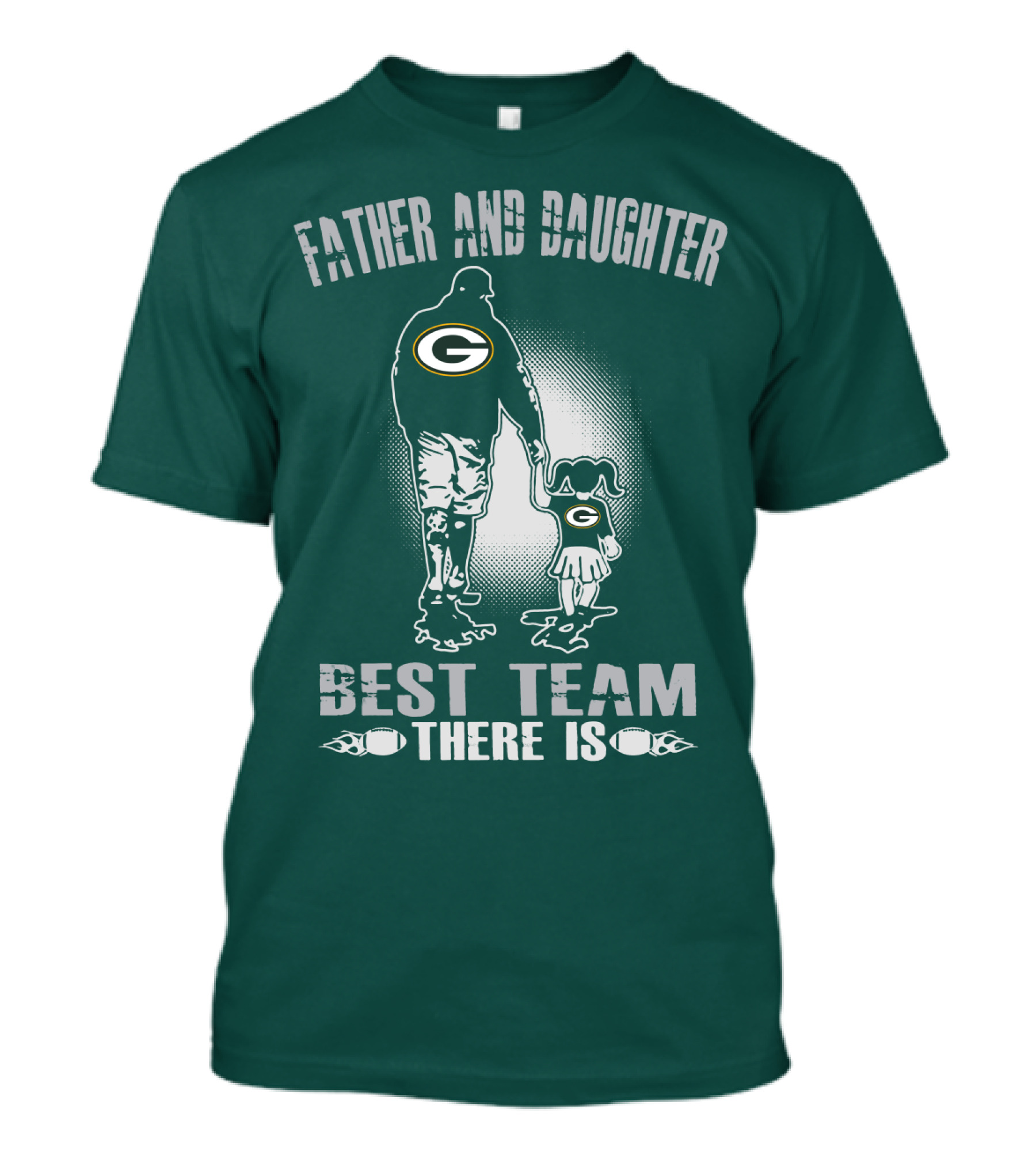 Father And Daughter Green Bay Packers Best Team There Is T-Shirt