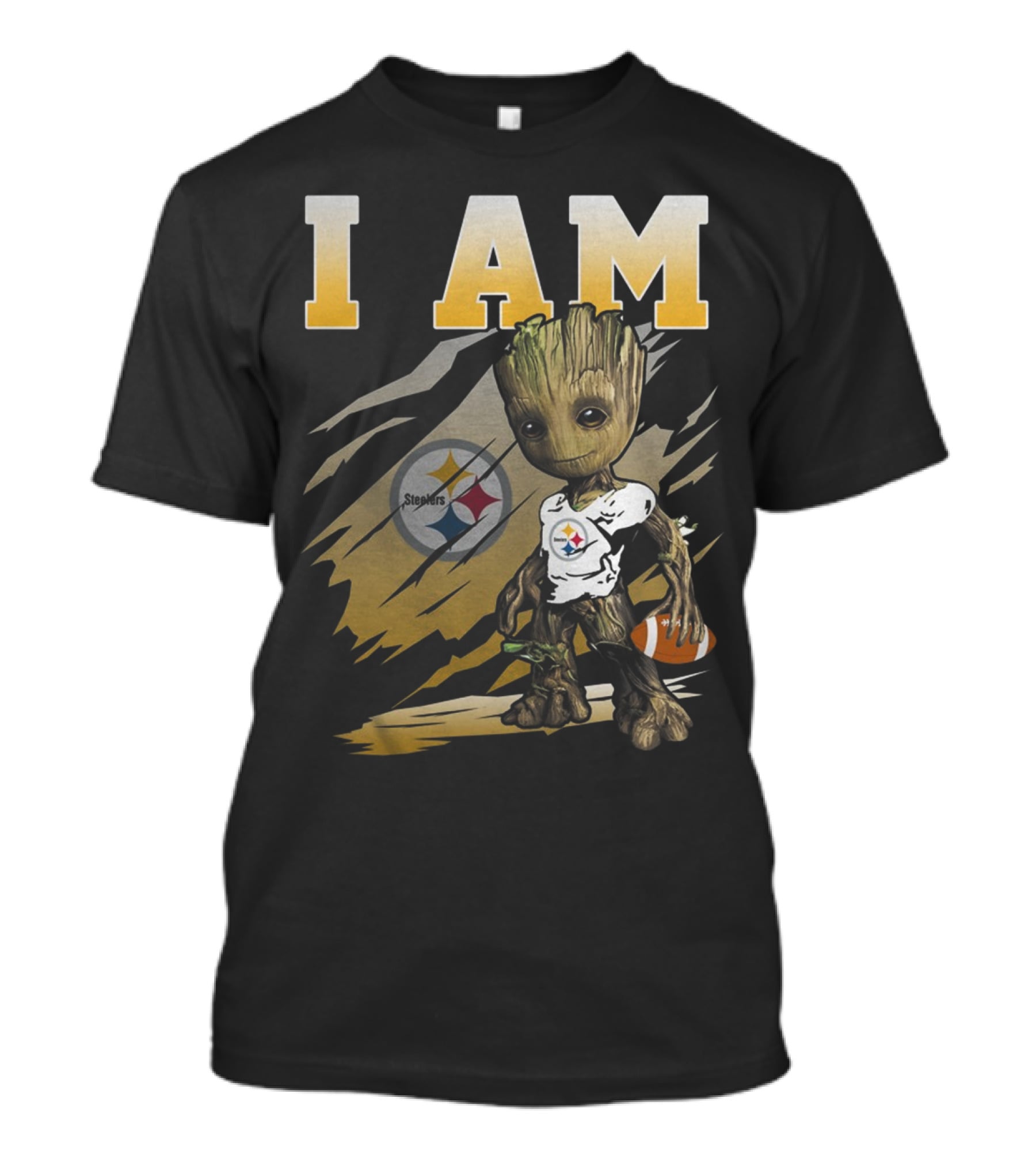 I Am Pittsburgh Steelers Groot Football T-Shirt