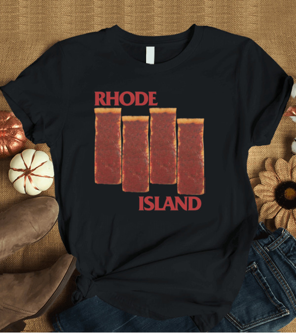 T-Shirt: Rhode Island Four Pizza Strips T-Shirt Rhode Island Four Pizza Strips T-Shirt