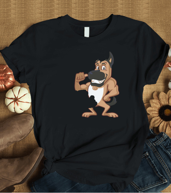 T-Shirt: All Dogs Are Cool But German Shepherds Rule Cartoon T-Shirt All Dogs Are Cool But German Shepherds Rule Cartoon T-Shirt